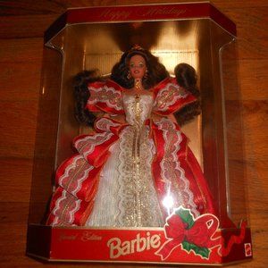 VTG Barbie Happy Holidays Doll 1997 New old stock